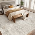 thumbnail image 2 of MICGEEK 9x12 Washable Area Rugs for Living Room, Modern Abstract Printed Rug, Vacuum-Friendly, Non Slip Indoor Rug for Bedroom Dining Room Home Decor Carpet,Beige, 2 of 9