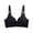 Black, variant on Fatuov Wirefree Bras for Women Sexy Thin Push-Up Bralettes for Daily Full Coverage Spaghetti Straps Breathable Bras