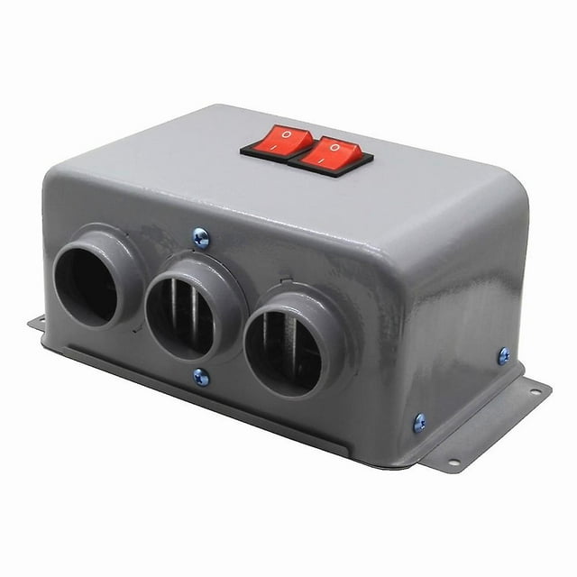 Car heater - small defogging and defrosting three-hole winter electric heater in the car 13cm 14cm 10cm