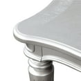 thumbnail image 4 of Furniture of America Seabliss Glam 84" Solid Wood Indoor Dining Table, Silver, 4 of 11