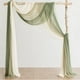 thumbnail image 4 of XmhyTop-A Cortina de 75 x 300 cm con diseño de arco para bodas, ideal para decoración de ceremonias, fiestas y recepciones, C20, 4 of 5
