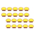 thumbnail image 1 of Uxcell 60pcs Retail Star Burst Signs 8.3"x5.9" para tienda, amarillo (Estilo 29), 1 of 6