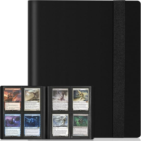 9 Pocket card binder trading card, baseball card collection binder 360-side pocket sports card, book card, folder card