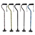 thumbnail image 6 of Essential Medical Supply Couture Offset Fashion Cane with Matching Standing Super Big Foot Tip in Sunflower Style, 6 of 6