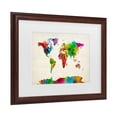 thumbnail image 2 of Trademark Fine Art 'Watercolor World Map II' Canvas Art by Michael Tompsett, 2 of 4
