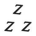 thumbnail image 1 of Youkk Iron Decoration Doorplate Durable And Rustproof Wide Application Not Easy To Fade Metal Metal Letters House Numbers B17--Z 3Set, 1 of 6