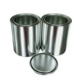 thumbnail image 6 of WHAMVOX  6 Pcs Metal Paint Cans with Lids Empty for Party Tin Silver, 6 of 8