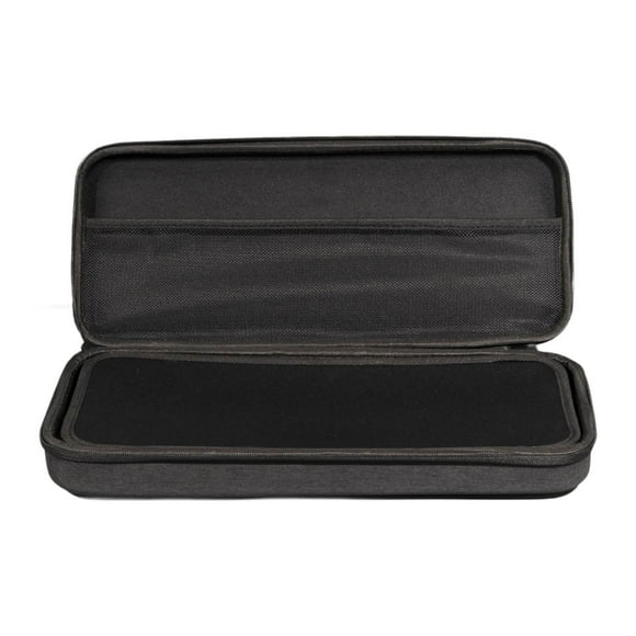 Estuche rígido para teclado, estuche de viaje, portátil, a prueba de polvo, práctico, con asa organizadora para teclados mecánicos de 98 teclas.