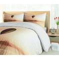 thumbnail image 5 of Ambesonne Hot Air Balloon Duvet Cover Sets, Sunset Landscape, 2-Queen, Pale Peach Dark Peach, 5 of 7