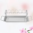 thumbnail image 3 of MasteelfCA Stainless Steel Chicken Grill Roast Chicken Tray Barbecue Drying Rack(Silver), 3 of 7