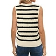thumbnail image 5 of Womens Sweater Vest Cable Knit Button Down Cute Sleeveless Spring Summer Clothes 2025, 5 of 5