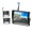 Monitor and 2Camera, variant on 9 Inch Wireless Car Monitor Wifi 360 Camera DVR Monitors Backup Recorder IPS Screen Of Reverse Rear View Camera For Truck ,Flexible Double Bracket Installation