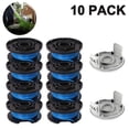 thumbnail image 1 of Carrete de repuesto para recortadora (incluye 2 tapas) Compatible con recortadoras inalámbricas Ryobi One+ AC14RL3A de 18 V, 24 V y 40 V s202412243173, 1 of 5