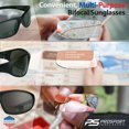 thumbnail image 3 of Gafas Bifocales de Sol proSPORT Lentes de Seguridad +1.50 Negro, 3 of 6