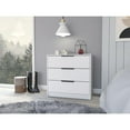 thumbnail image 2 of Depot E-Shop Egeo 3 Drawer Dresser White, 2 of 5