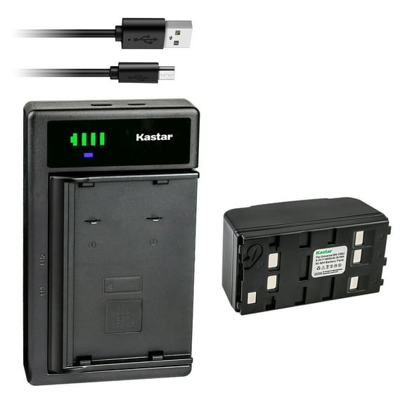 Kastar 1-Pack Battery and Smart USB Charger Replacement for Model 155 BB-013104, Model 158 BB-078188 BB-146659, CRD0050 BB-013077 BB-013207 BB-018535, SM8400 BB-013068 Camcorder