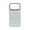 Blanc, variante sur Étui Magnétique à Texture Diamant de Luxe pour iPhone 17 Pro Max Air, Recharge Sans Fil, Étui Arrière Rigide en Cuir Antichoc (pour iPhone17 Pro/Gris Pâle)
