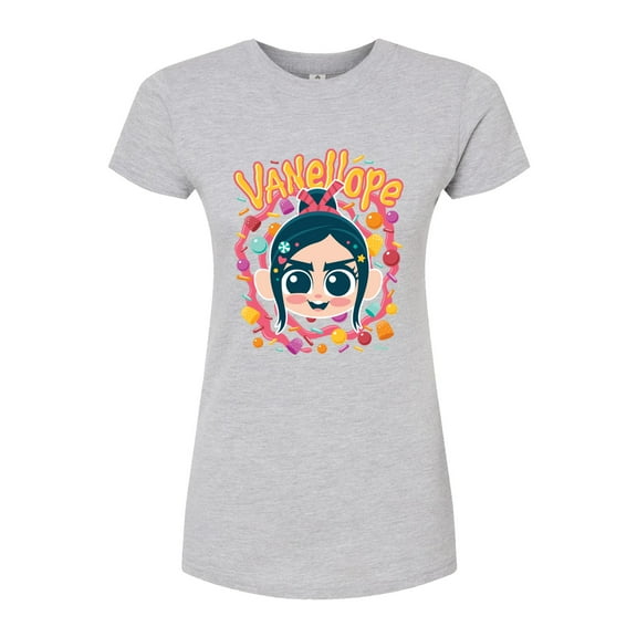 Disney Wreck It Ralph - Vanellope & Candy - Juniors Fitted Graphic T-Shirt