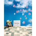 thumbnail image 1 of BSDHOME Polyester Ciel Bleu Ballon Décors de Photographie Accessoires Photo Studio 5x7ft, 1 of 2