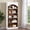 White & Oak, variant on MAYEERTY Slim Narrow 5-Cube Corner Bookcase, 70.9" White Oak Mix Vertical Display Storage Rack