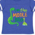 thumbnail image 4 of Inktastic Middle Brother Boy Dinosaur Announcement Boys Toddler T-Shirt, 4 of 5