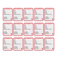 thumbnail image 3 of SHISUYAN 15pcs Medical Information Label Remarkable Emergency Sticker Kids Easy To Write Adhesive Safety Information Tag Children Remarkable Identification Sticker, 3 of 9