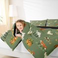 thumbnail image 4 of Homewish Kids Children Fox Owl Deer Full Size Comforter Sets 3-Piece,Jungle Animal Bedding Comforter Set,Woodland Wildlife Lightweight Bedding Sets,Breathable Home Decor,Reversible, 4 of 8