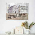 thumbnail image 5 of Farmhouse Rustic Wall Decor Barn Canvas Wall Art Old Barn Pictures Wall Art Country Roads Take Me Home Framed Artwork For Farmhouse Bedroom Bathroom Ready To Hang, 16x12 Inch, 5 of 6