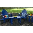 thumbnail image 3 of Linon Acacia Adirondack Chair, Blue, 3 of 15