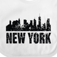 thumbnail image 4 of Inktastic New York Skyline Grunge Boys or Girls Baby Bib, 4 of 4