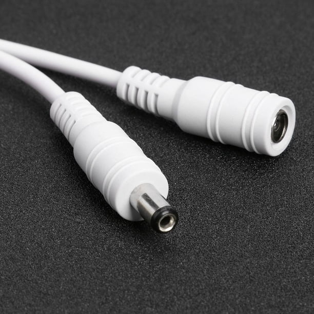 Cable de extensión de alimentación DC 12V-24V Cable de alimentación hembra macho de 5,5x2,1 mm (3 m)