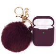thumbnail image 1 of Funda para Airpods Filoto Silicone Burgundy para Airpods 2 y 1, 1 of 6