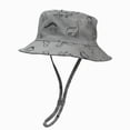 thumbnail image 2 of TOWED22 Baby Sun Hat Toddler Boys Girls Bucket Hats Kids UPF 50+ Sun Protection Summer Beach Hats(Grey,3-4 Y), 2 of 4