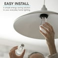 thumbnail image 3 of Luxrite A19 LED Dimmable Light Bulbs 15W=100 Watt Equivalent 4000K Cool White, 1600 Lumens, E26, 24-Pack, 3 of 7