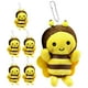 thumbnail image 3 of 6 llaveros de peluche de abeja adorables para mochilas, recuerdos de fiesta de abejas, material de peluche suave para niños, 3 of 6