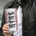 thumbnail image 6 of Baseball Tumbler 20oz Stainless Steel Insulated With Lid Baseball Gifts for Men Women Baseball Baseball America Flag Coffee Travel Mug Cup Gifts for Baseball Players Fan Coach, 6 of 7