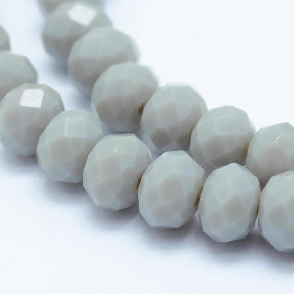 20strands Glass Beads Strands Faceted Rondelle Mixed color 8x6mm Hole: 1mm about 60pcs/strand 15.5 inch~15.7 inch(39.5cm~40cm)