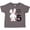 Charcoal Grey, variant on Somebunny is Five 5th Birthday Bunny Boys or Girls Toddler T-Shirt