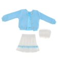 thumbnail image 4 of 1/6 ropa de muñeca plisada 3 uds conjunto para accesorios de muñeca "PH , Azul claro Hugo Ropa de muñeca de 12 pulgadas, 4 of 10