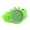H005- Fluorescent Green, variant on Waterproof Women's Watch, Fashion Watch, Chronograph Watch, Tachymeter, Silicone Strap, Rose Gold Hardware, Oversized Case, Purple Casing, Easy to Read Dial, Date Display, Casual