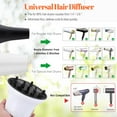 thumbnail image 2 of Universal Hair Diffuser, Hair Dryer Diffuser Attachment for Curly and Natural Wavy Hair, Professional Blow Dryer Diffuser, Adjustable from 1.4 Inch to 2.6 Inch (white), 2 of 7