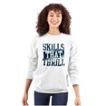 thumbnail image 3 of Skills That Thrill Dance Unisex Plus Fleece Graphic Sweatshirt Brisco Brands 3X, 3 of 5