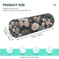 thumbnail image 3 of Cylindrical Pillow Decorative Neck Roll Pillow with Removable Washable Cover Roll Pillow for Knee Leg Neck Pale Pink Flowers, 3 of 7
