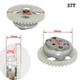 thumbnail image 3 of Motorcycle Engine Oil Pump Gear 37T  For Zongshen CB250cc KAYO T4 CQR A1 to A3 Cross-country, 3 of 5
