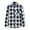 Black, variant on Wrtxtat Men's Flannel Plaid Shirts Regular Fit Long Sleeve Casual Cotton Button Down Jacket Shirt Tops with Pockets for Work Business Black M