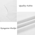 thumbnail image 5 of COOFANDY Men's V-Neck Linen Robe Short Sleeve Kaftan Thobe Long Gown Casual Shirt for Beach, 5 of 6