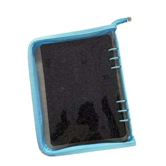 lanema 8 Pages Pin Organizers Book Portable Travel Friendly Display Holder Felt Texture for Brooch Collectors with Clear Covers