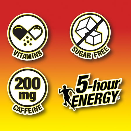 5-hour Energy Shot, Regular Strength, Berry, 6 Count