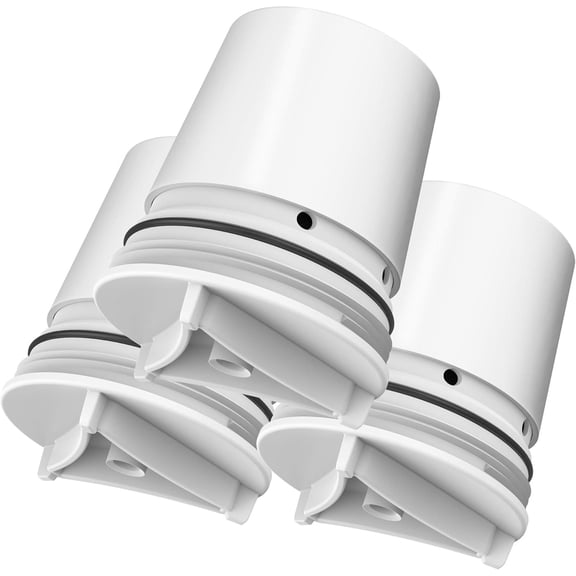 AQUA CREST FM-15RA Faucet Water Filter, Replacement for Culligan® Faucet Mount Water Filter, Culligan® FM-15A Filtration System, White Finish, 3 Pack