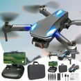 thumbnail image 6 of 9 Year Old Boy Gifts, FPV Drone with Two Directions Esc Camera Brushless Motor Drones.4G Quadcopter with Cool LED Lights Altitude Hold Obstacle Avoidance for Adults, Black, One Size, 6 of 6